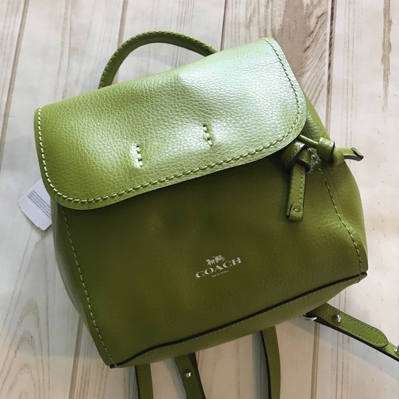 Coach Handbags - 🌟NWT🌟Coach Green Derby Backpack Purse,🌟HP🌟$295